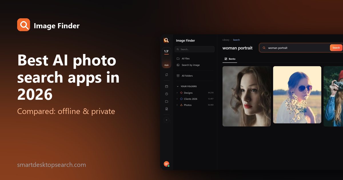 The Best AI Photo Search Apps for Windows and Mac in 2026 (Offline and Private)