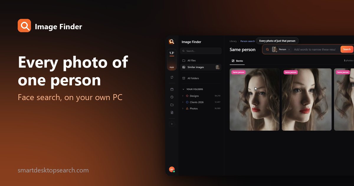 How to Find Every Photo of One Person on Your Computer (Face Search, Offline)