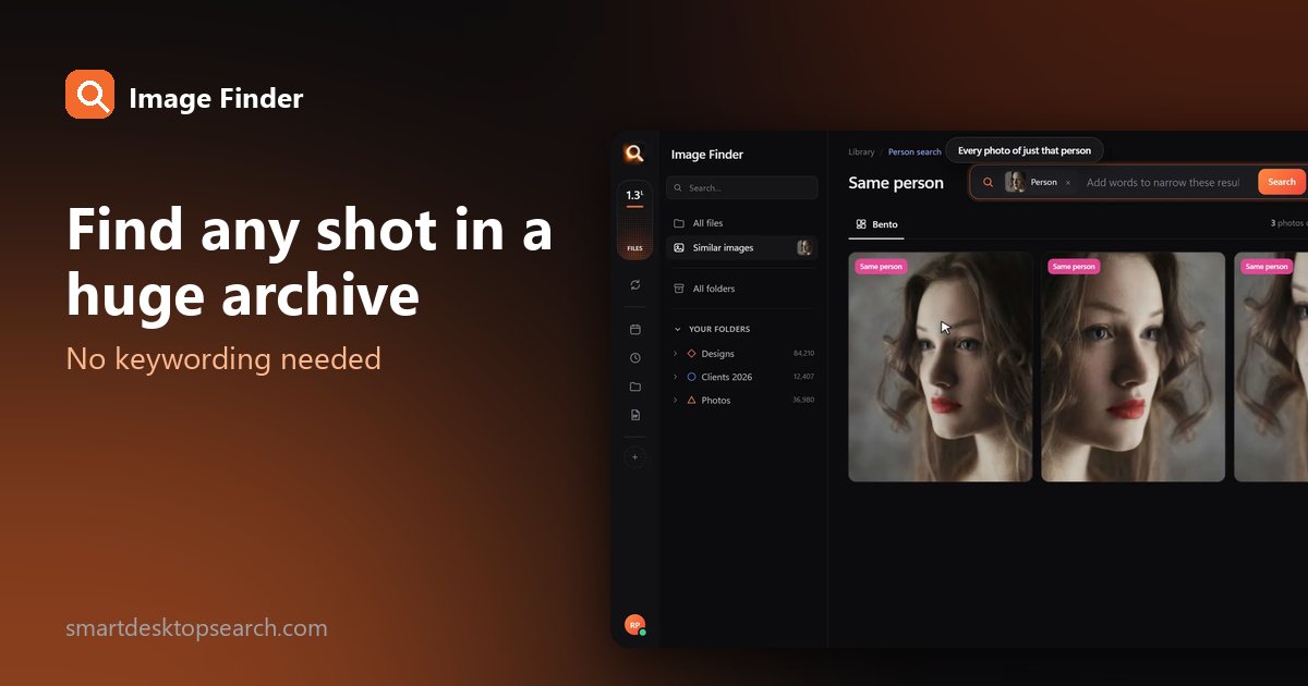 How Photographers Find Any Shot in a Huge Archive (Without Keywording Everything)