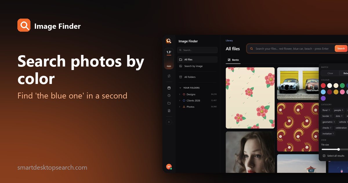 How to Search Photos and Designs by Color on Your Computer