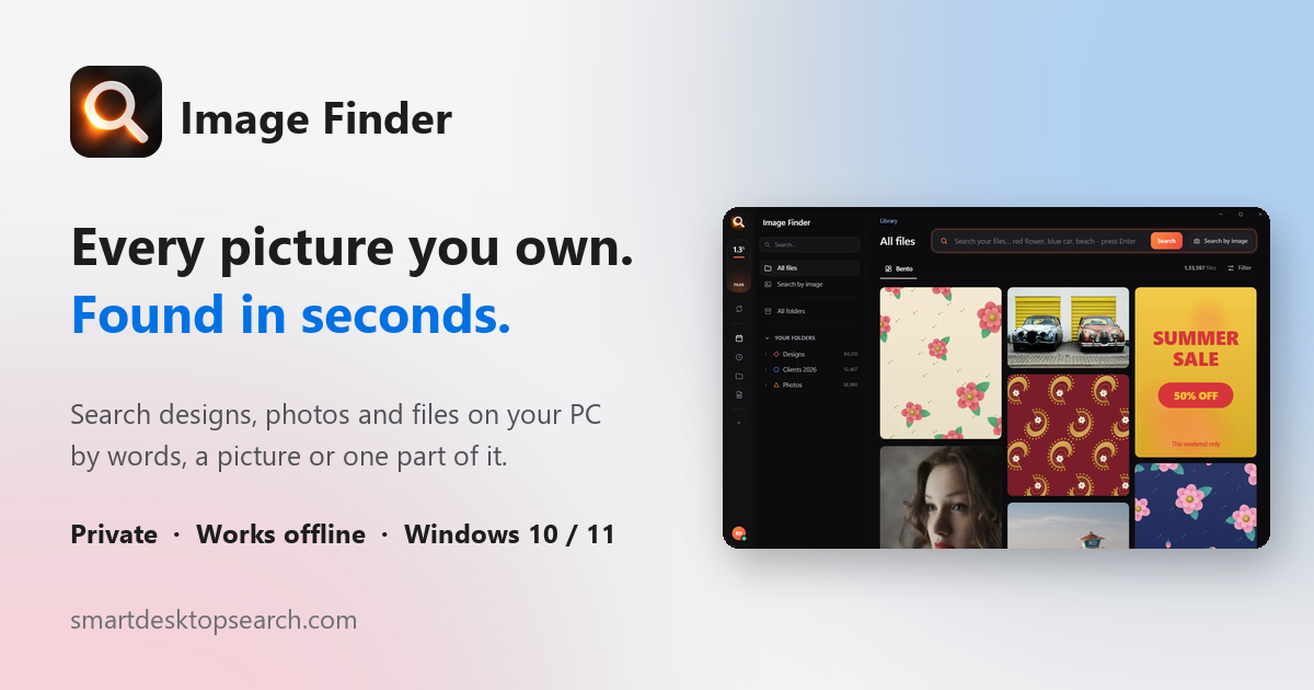 Terms of use · Image Finder